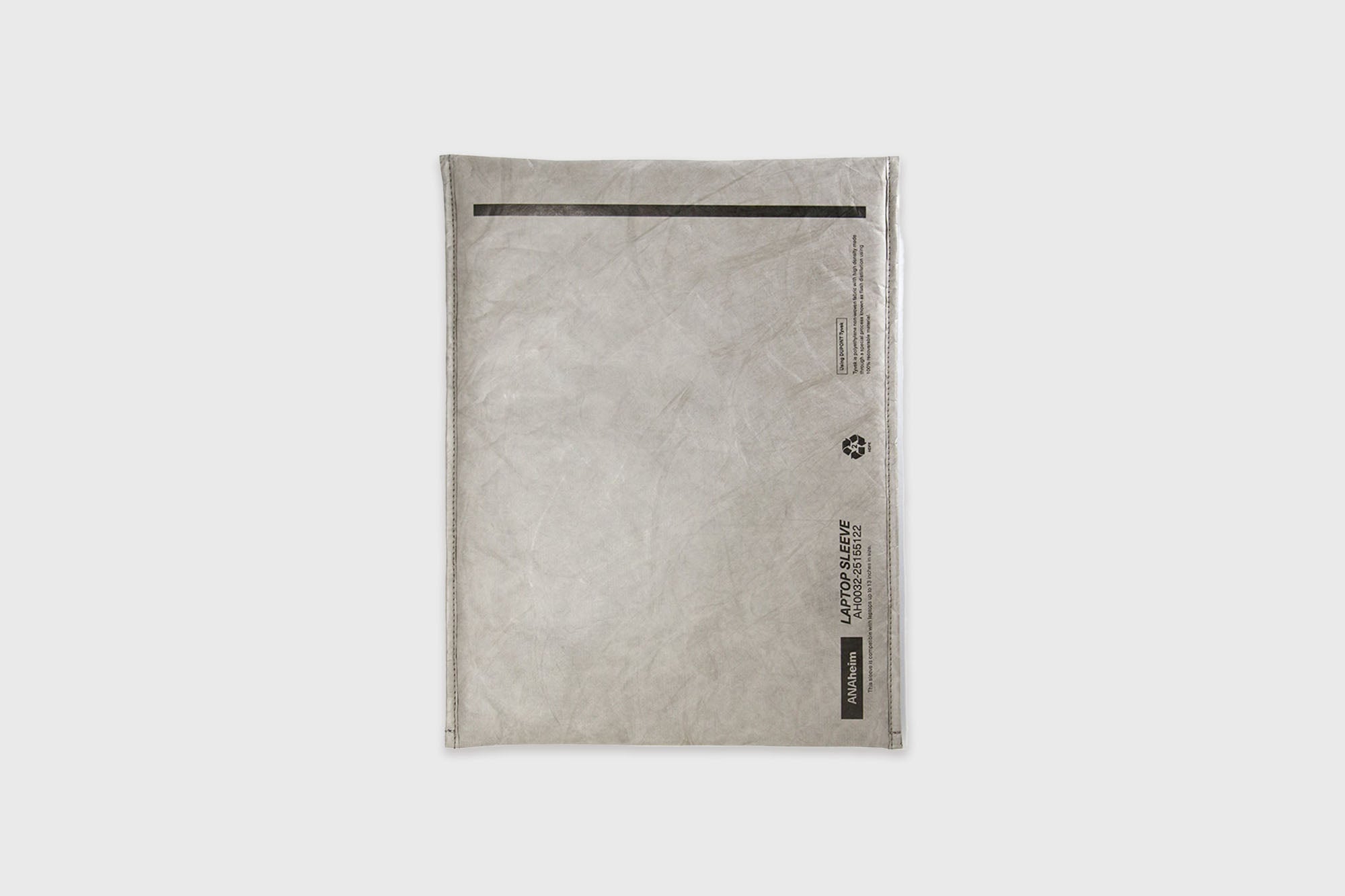 ANAheim - 13" TYVEK® Laptop Sleeve [Grey] - BindleStore.