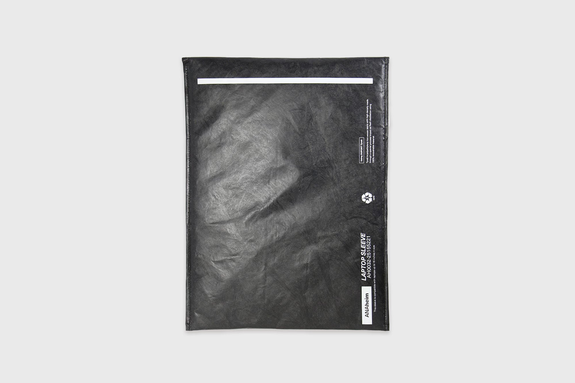 ANAheim - 16" TYVEK® Laptop Sleeve [Black] - BindleStore.