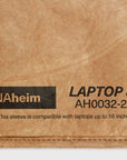 ANAheim - 16" TYVEK® Laptop Sleeve [Craft] - BindleStore.