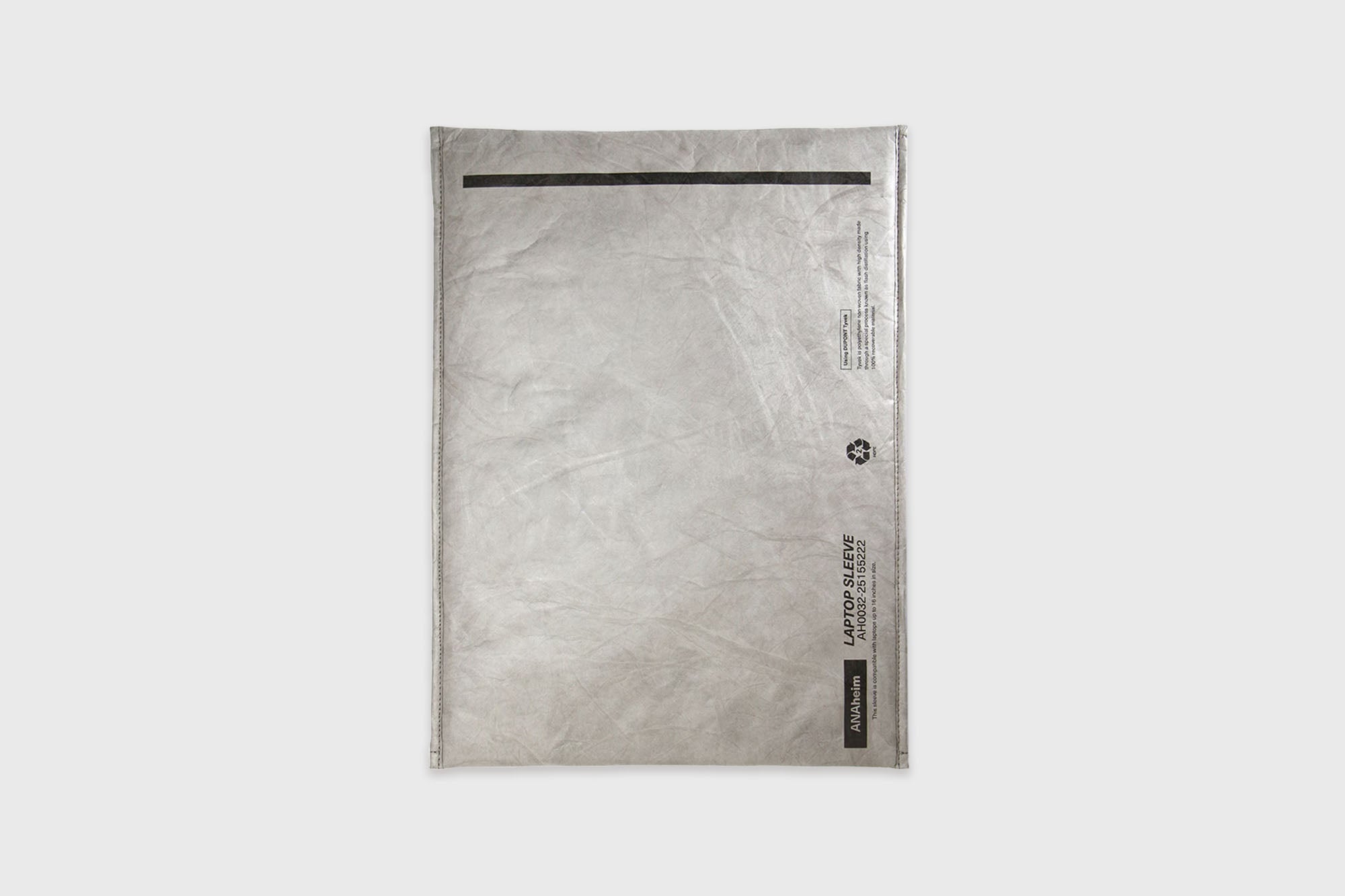 ANAheim - 16" TYVEK® Laptop Sleeve [Grey] - BindleStore.