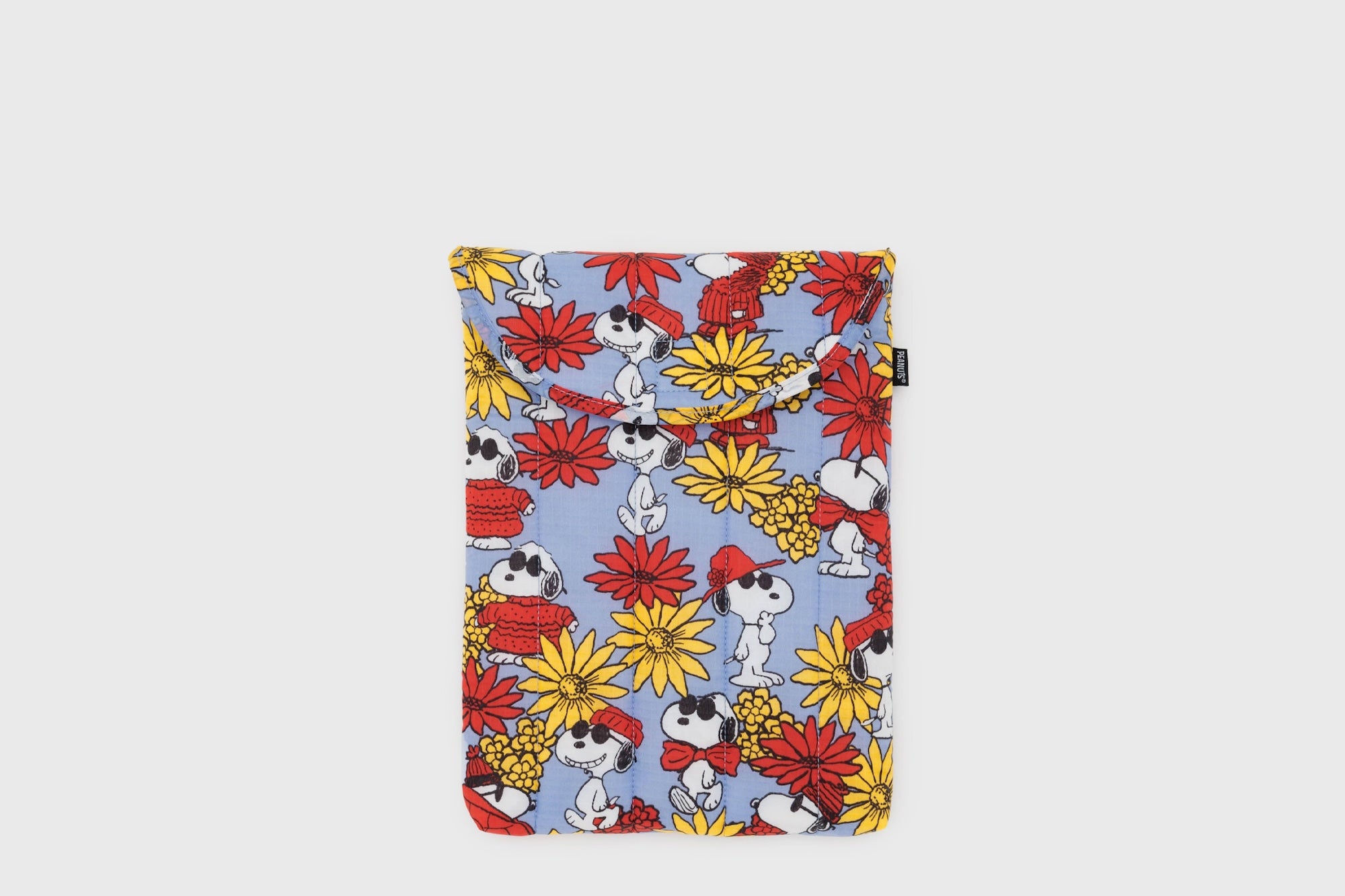 BAGGU - 13/14” Puffy Laptop Sleeve [Peanuts® – Floral Snoopy] - BindleStore.