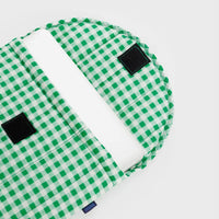 16" Puffy Laptop Sleeve [Green Gingham] General BAGGU    Deadstock General Store, Manchester