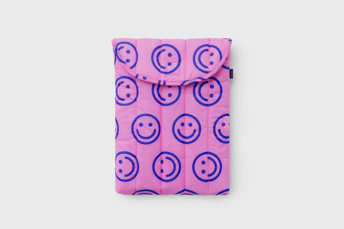 13/14” Puffy Laptop Sleeve [Pop Pink Happy]