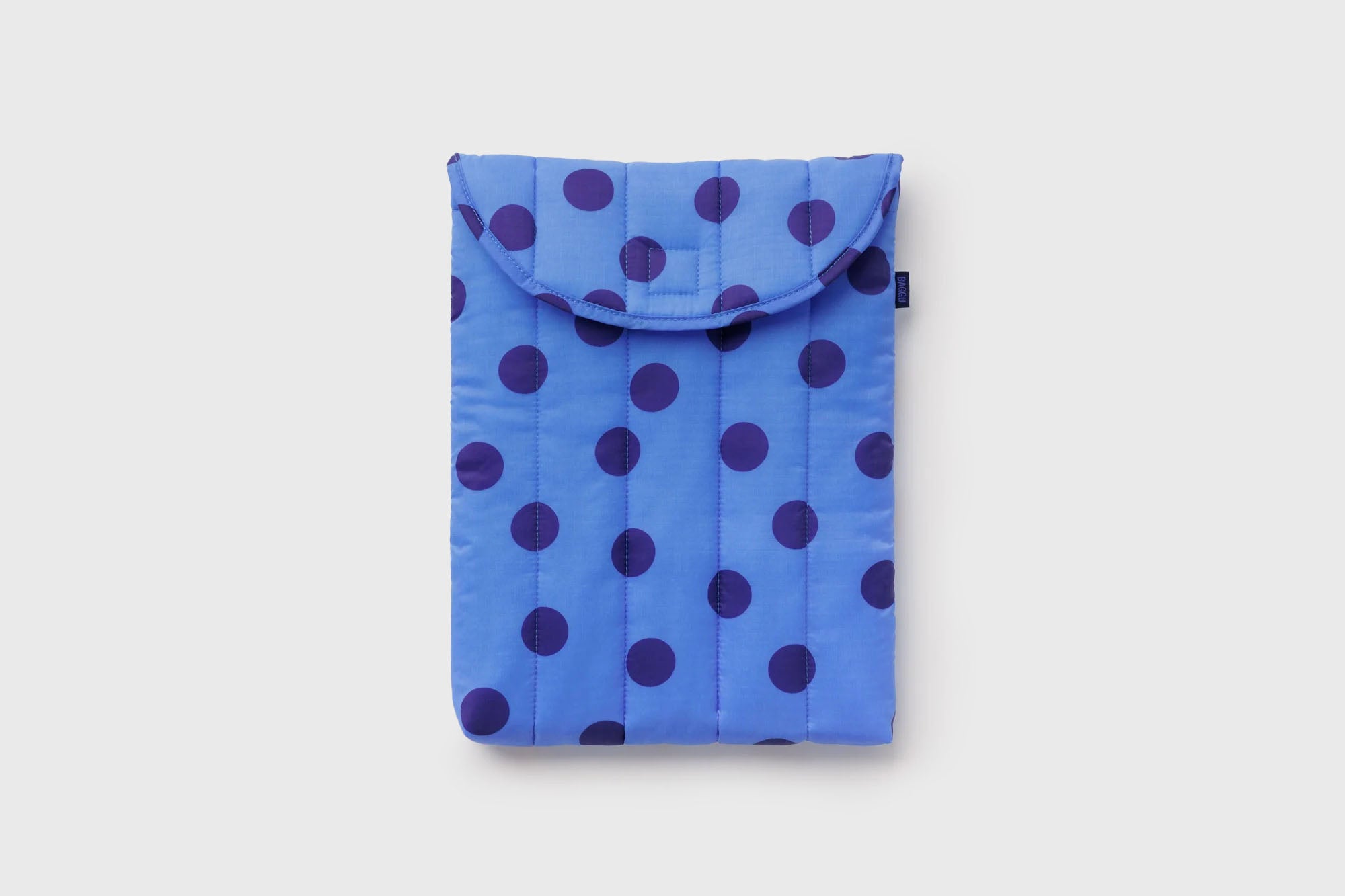 13/14 Puffy Laptop Sleeve [Blue Polka Dot]