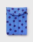 13/14 Puffy Laptop Sleeve [Blue Polka Dot]