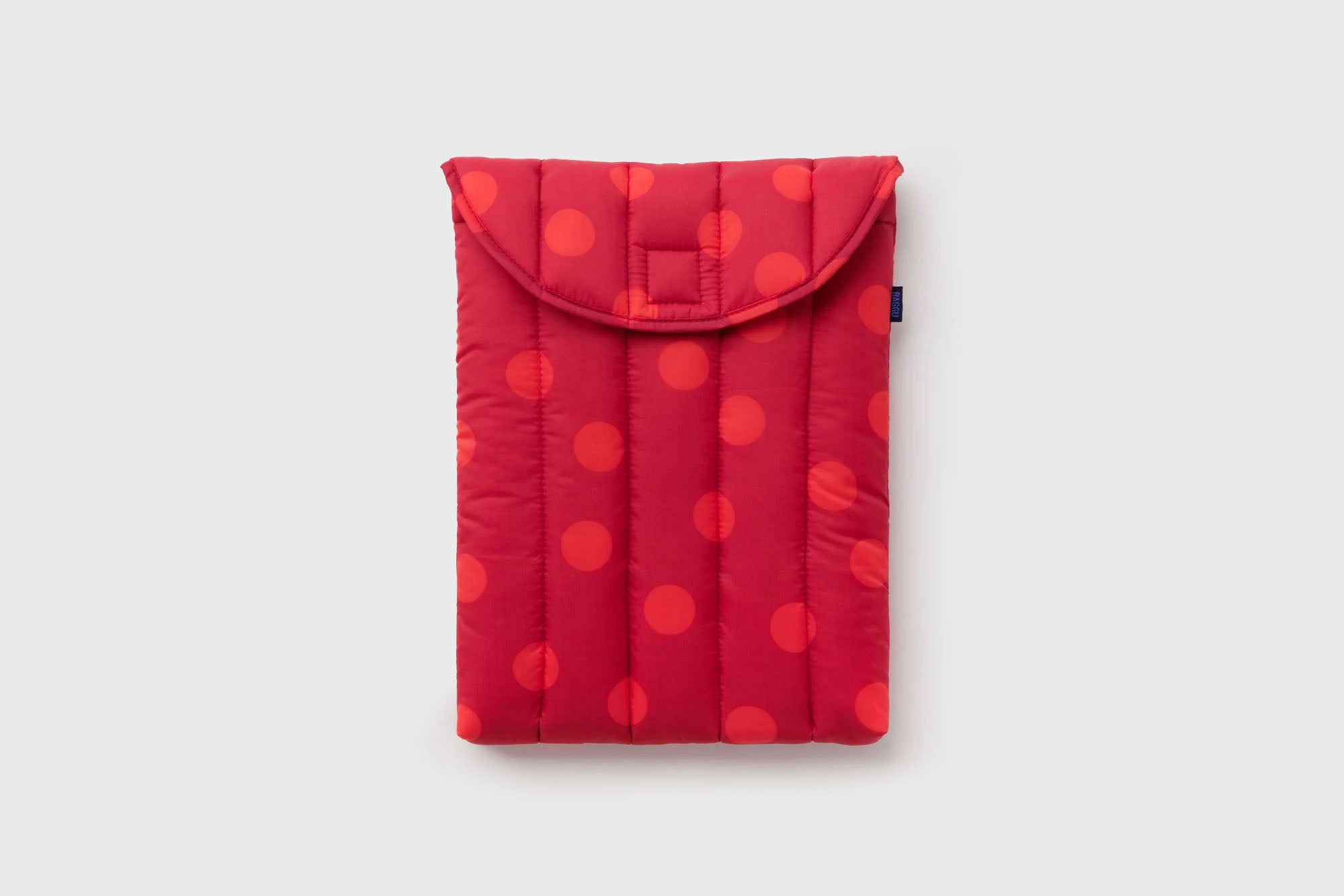 13/14 Puffy Laptop Sleeve [Red Polka Dot]