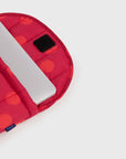 13/14 Puffy Laptop Sleeve [Red Polka Dot]