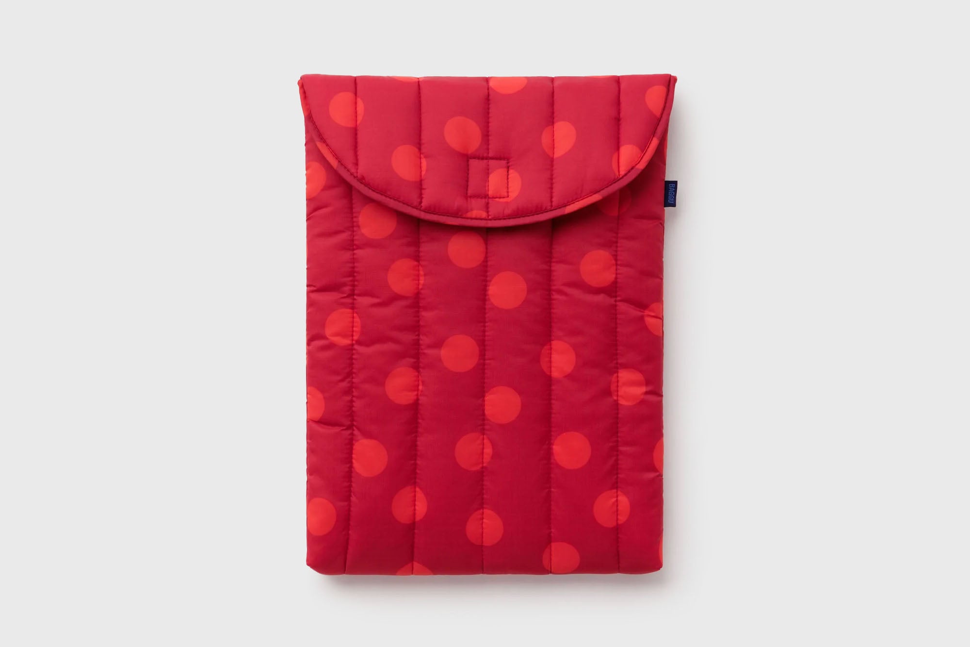 16" Puffy Laptop Sleeve [Red Polka Dot]