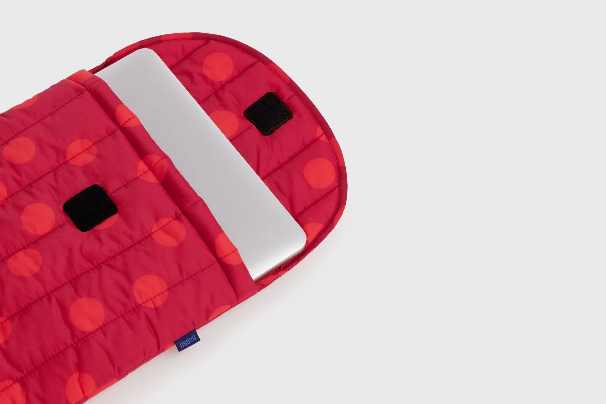 16" Puffy Laptop Sleeve [Red Polka Dot]