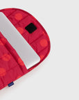 16" Puffy Laptop Sleeve [Red Polka Dot]