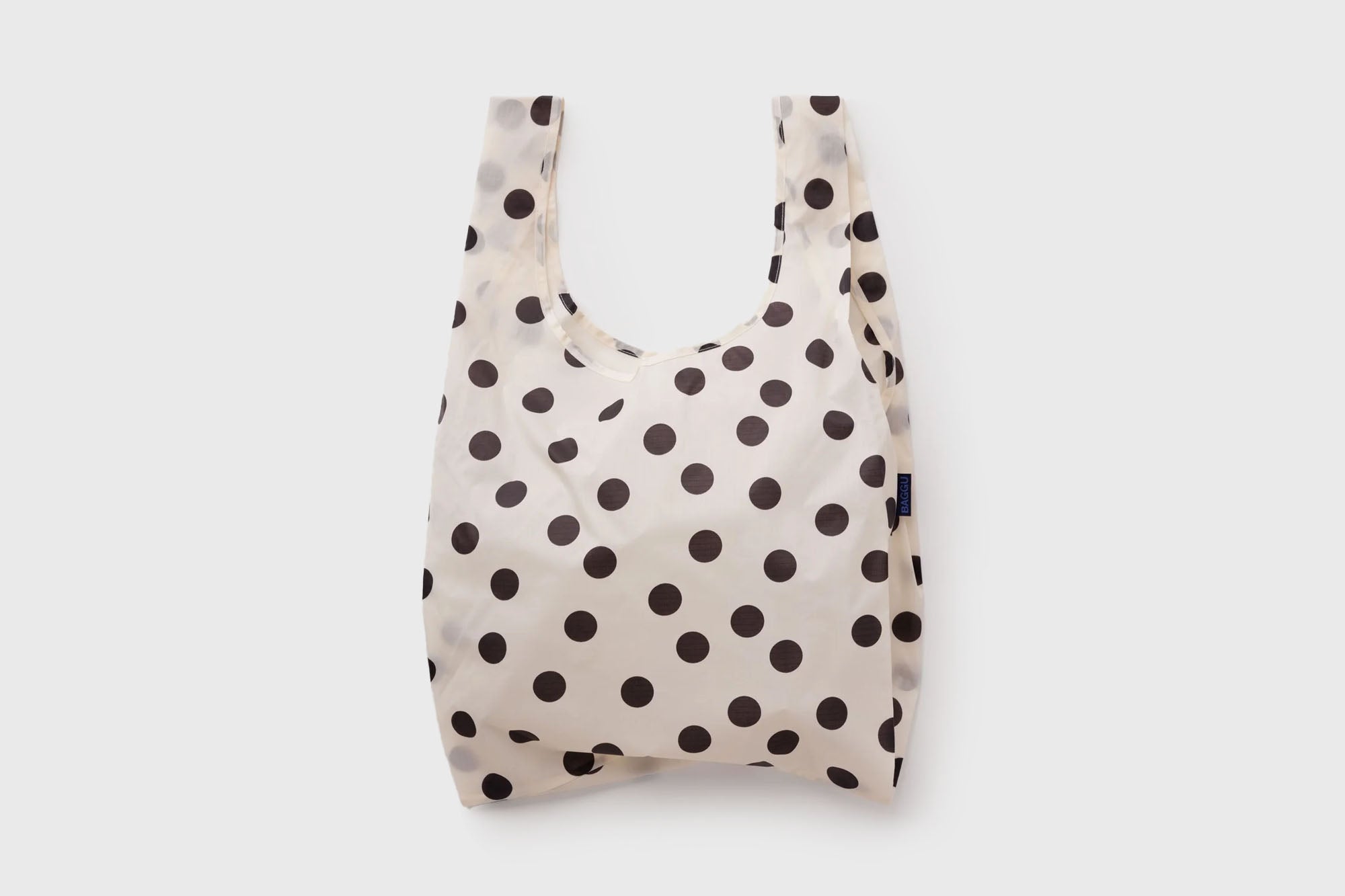 Standard Baggu [Cream and Black Polka Dot]