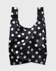 Standard Baggu [Silver Metallic Polka Dot]