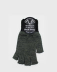 Fingerless Wool Gloves Hats, Scarves & Gloves [Accessories] Black Sheep Moss Green   Deadstock General Store, Manchester