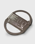 CANDY DESIGN & WORKS - Oregon Black / Nickel Key Ring - BindleStore.