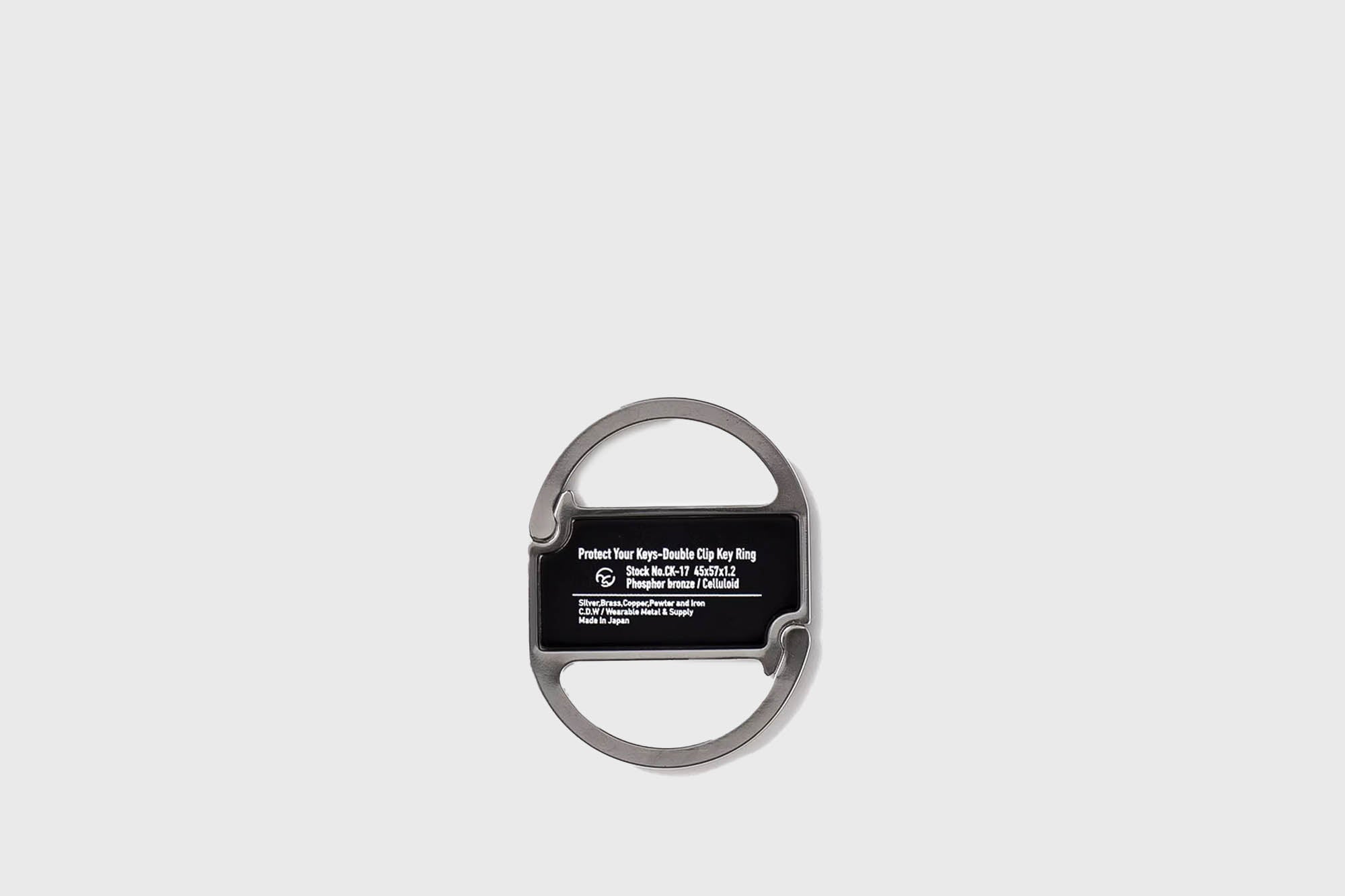 CANDY DESIGN &amp; WORKS - Oregon Black / Nickel Key Ring - BindleStore.