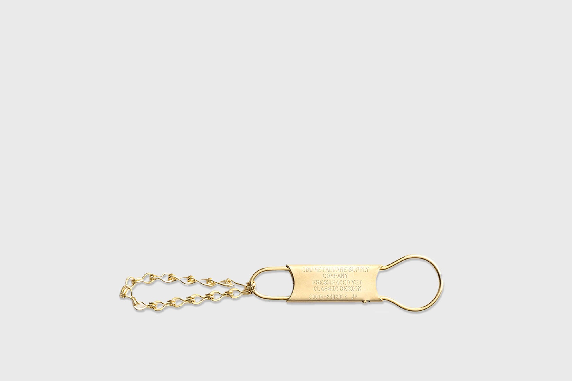 CANDY DESIGN & WORKS - Gordon Brass Key Chain - BindleStore.
