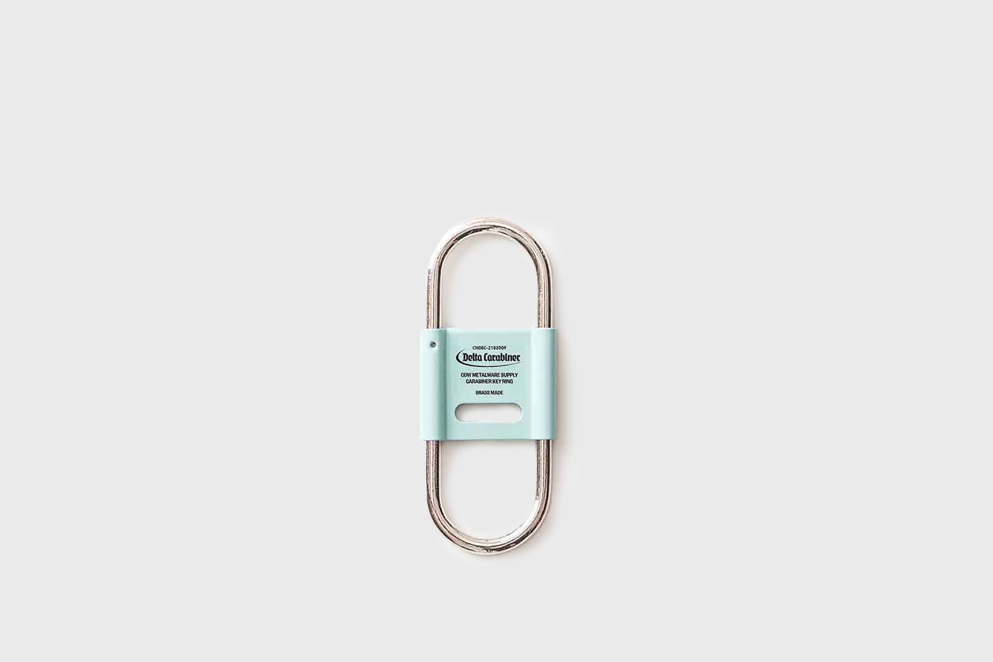 CANDY DESIGN & WORKS - Delta Mint Grey / Nickel Carabiner - BindleStore.