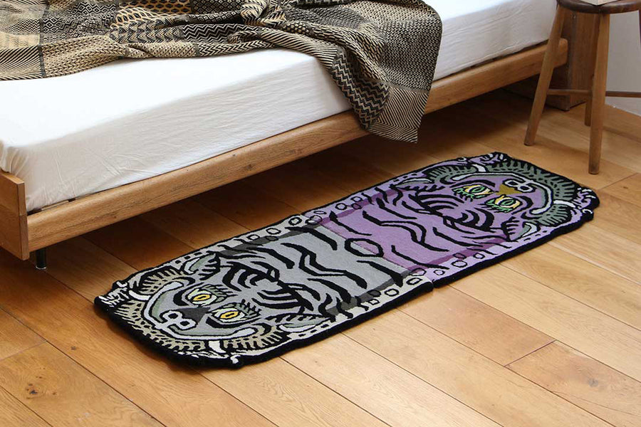 Tibetan Tiger Doormat [Grey]