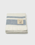Heather Slub Gauze Pile Imabari Towel [Blue]