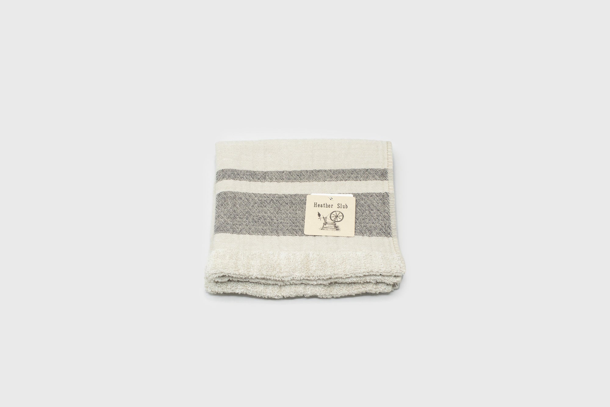 Heather Slub Gauze Pile Imabari Towel [Grey]