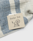 Heather Slub Gauze Pile Imabari Towel [Blue]