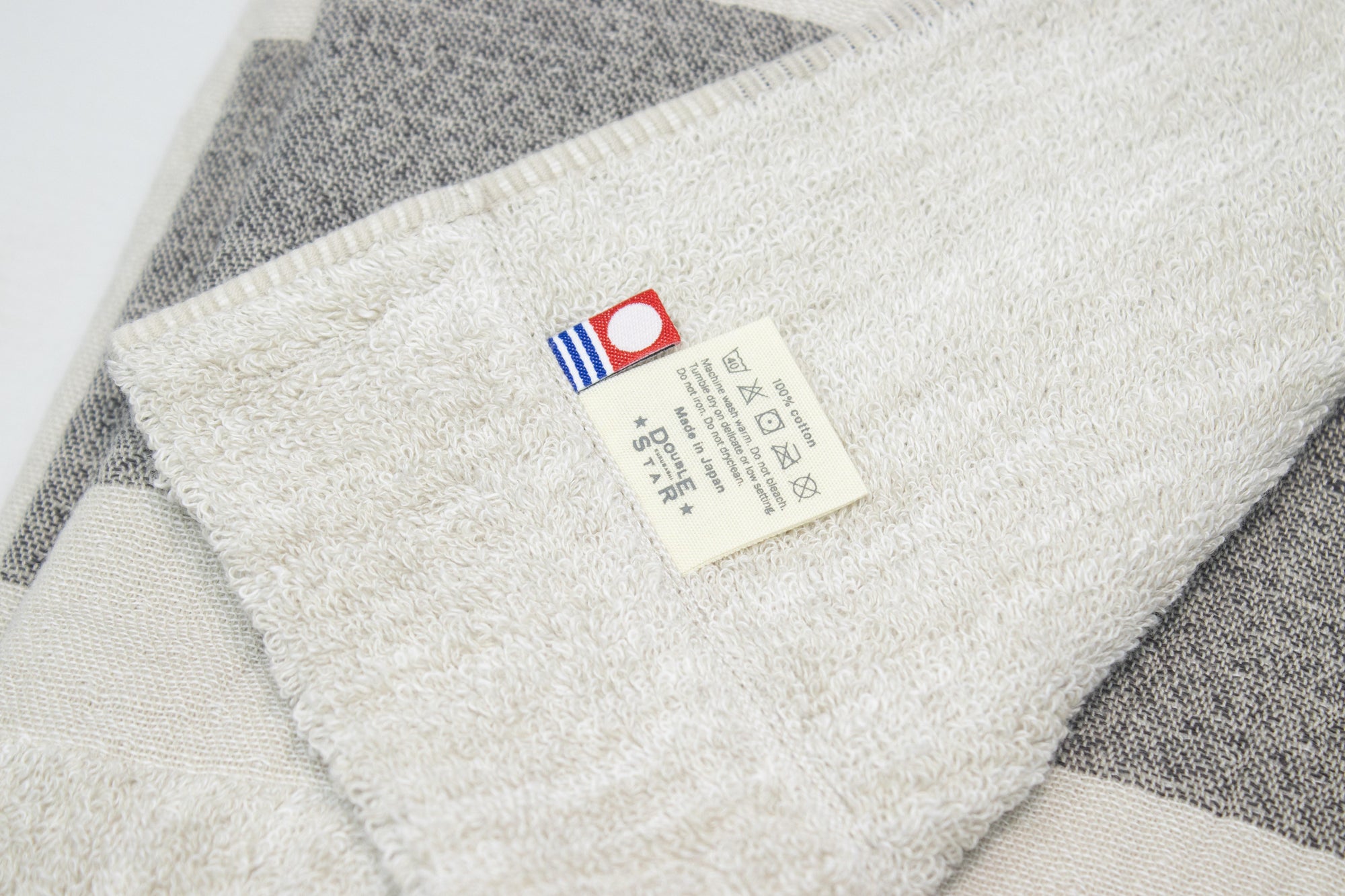 Heather Slub Gauze Pile Imabari Towel [Grey]