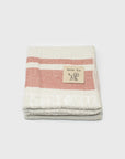 Heather Slub Gauze Pile Imabari Towel [Red]