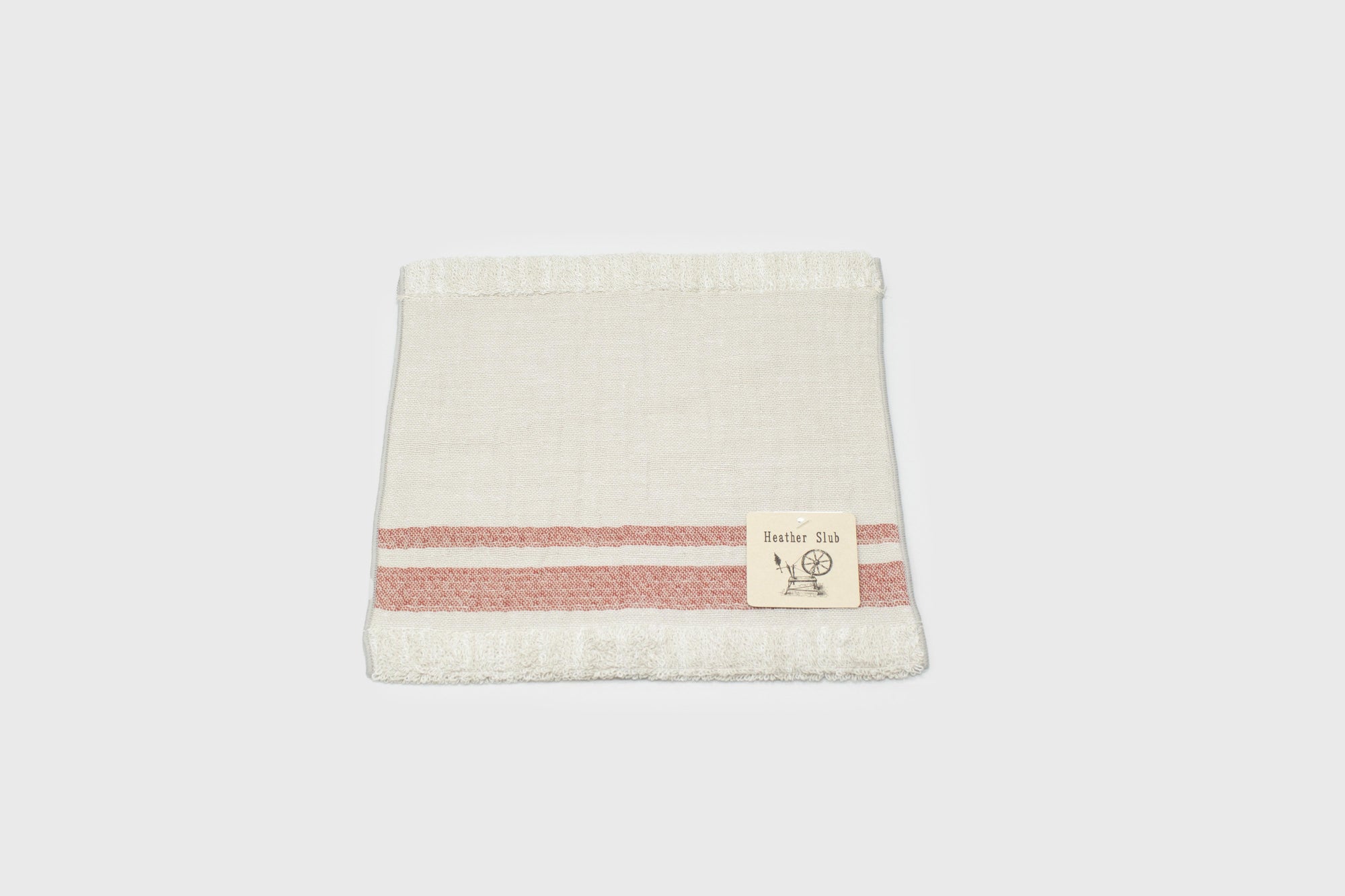 Heather Slub Gauze Pile Imabari Towel [Red]