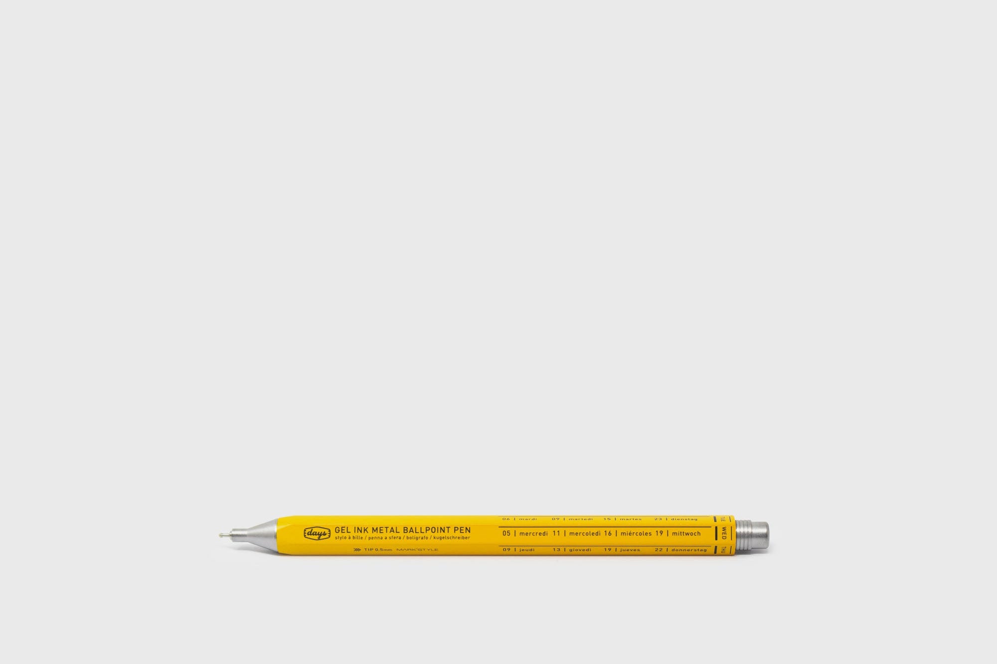 Mark's Inc. - Days Gel Ballpoint [Yellow] - BindleStore.