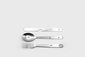 DETAIL Inc. Hobo Cutlery Set – Outdoor Steel Knife Fork Spoon – BindleStore. (Deadstock General Store, Manchester)