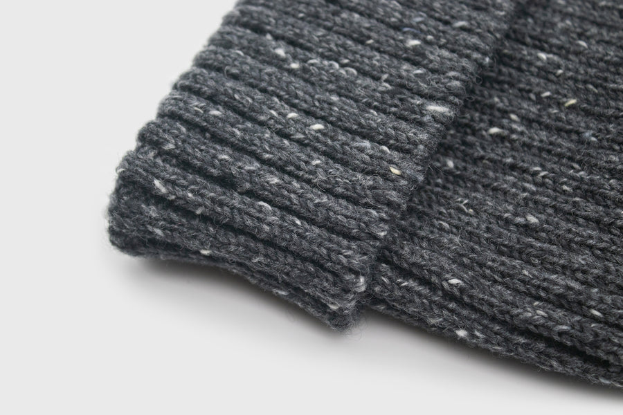 Merino Wool Watch Cap [Charcoal Mix] Hats, Scarves & Gloves [Accessories] Highland 2000    Deadstock General Store, Manchester