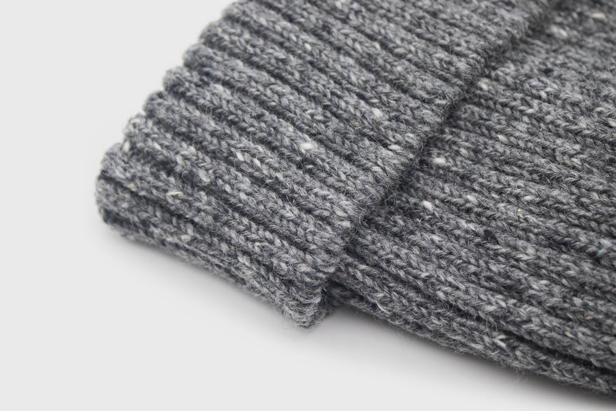 Merino Wool Watch Cap [Grey Mix] Hats, Scarves & Gloves [Accessories] Highland 2000    Deadstock General Store, Manchester