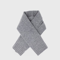 Lambswool Sweater Scarf [Grey]