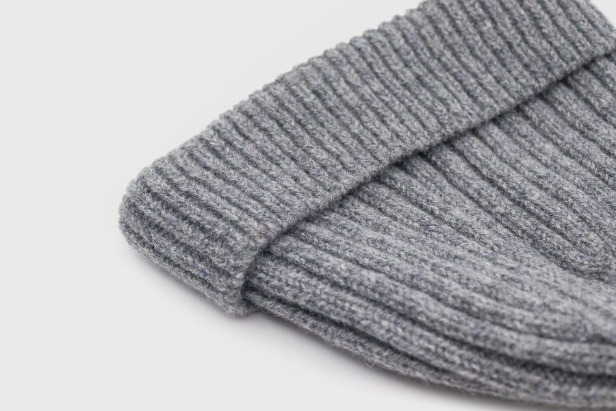 Lambswool Watch Cap [Grey] Hats, Scarves & Gloves [Accessories] Highland 2000    Deadstock General Store, Manchester