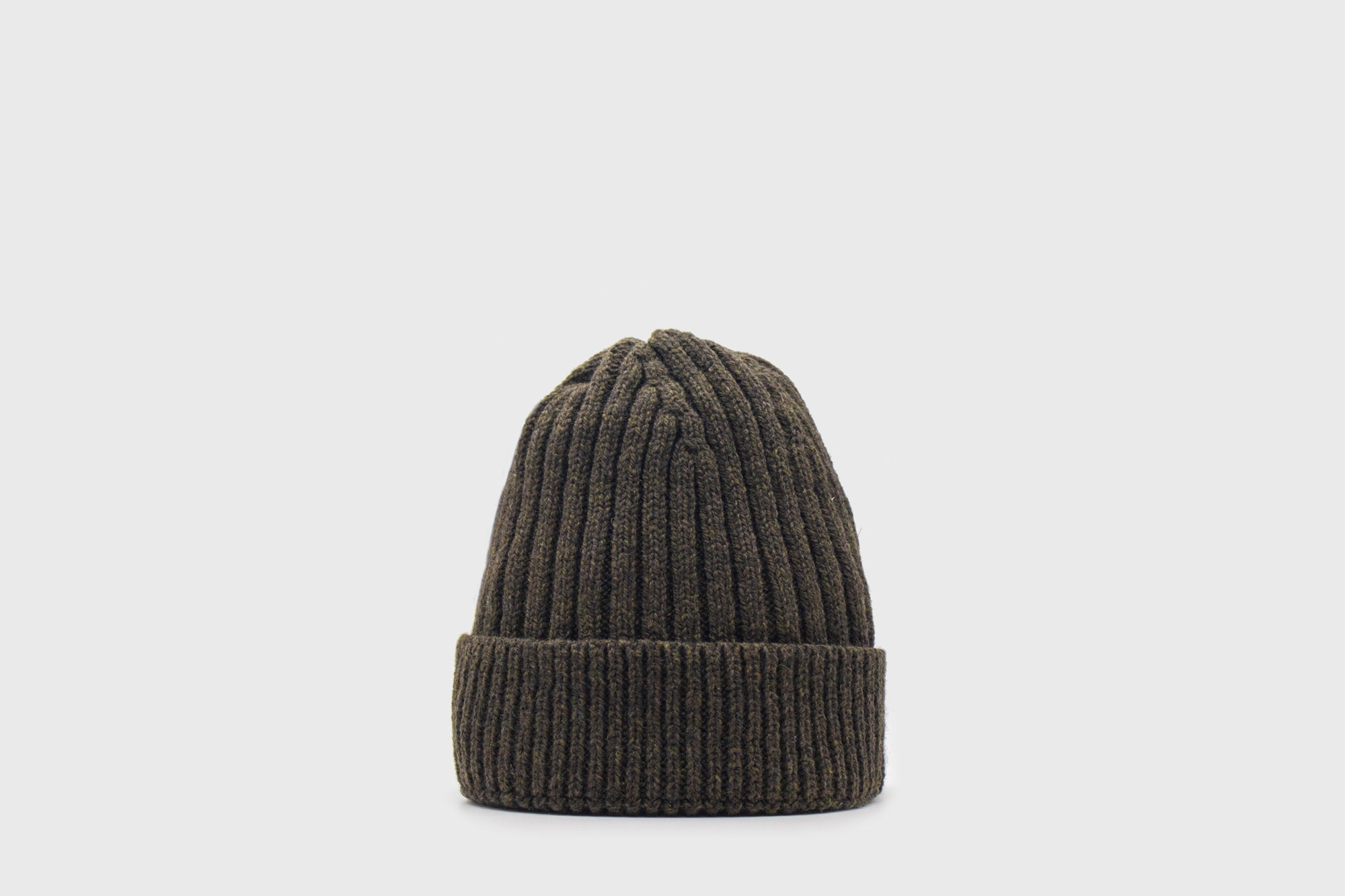 Lambswool Watch Cap [Khaki] Hats, Scarves & Gloves [Accessories] Highland 2000    Deadstock General Store, Manchester