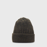 Lambswool Watch Cap [Khaki] Hats, Scarves & Gloves [Accessories] Highland 2000    Deadstock General Store, Manchester