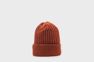 Merino Wool Watch Cap [Orange Mix] Hats, Scarves & Gloves [Accessories] Highland 2000    Deadstock General Store, Manchester