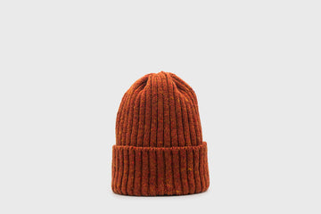 Lambswool Watch Cap [Orange] Hats, Scarves & Gloves [Accessories] Highland 2000    Deadstock General Store, Manchester