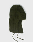 Merino Wool Flight Cap [Khaki]