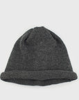 Merino Wool Roll Up Cap [Charcoal]
