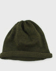 Merino Wool Roll Up Cap [Khaki]
