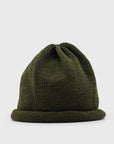 Merino Wool Roll Up Cap [Khaki]