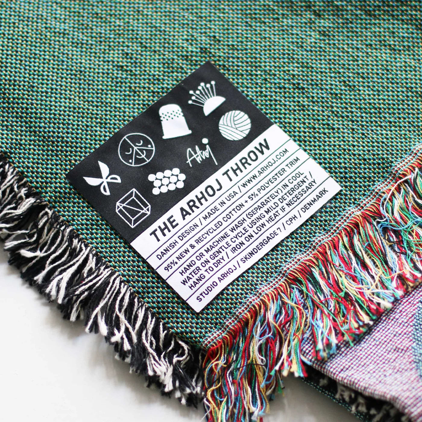 Familia Throw Blanket Textiles [Homeware] Studio Arhoj    Deadstock General Store, Manchester