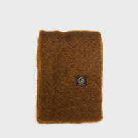 Mohair Plain Scarf [Brown] Hats, Scarves & Gloves [Accessories] Mantas Ezcaray    Deadstock General Store, Manchester