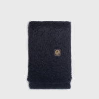 Mohair Plain Scarf [Black] Hats, Scarves & Gloves [Accessories] Mantas Ezcaray    Deadstock General Store, Manchester