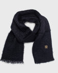 Mohair Plain Scarf [Black] Hats, Scarves & Gloves [Accessories] Mantas Ezcaray    Deadstock General Store, Manchester