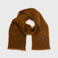 Mohair Plain Scarf [Brown] Hats, Scarves & Gloves [Accessories] Mantas Ezcaray    Deadstock General Store, Manchester