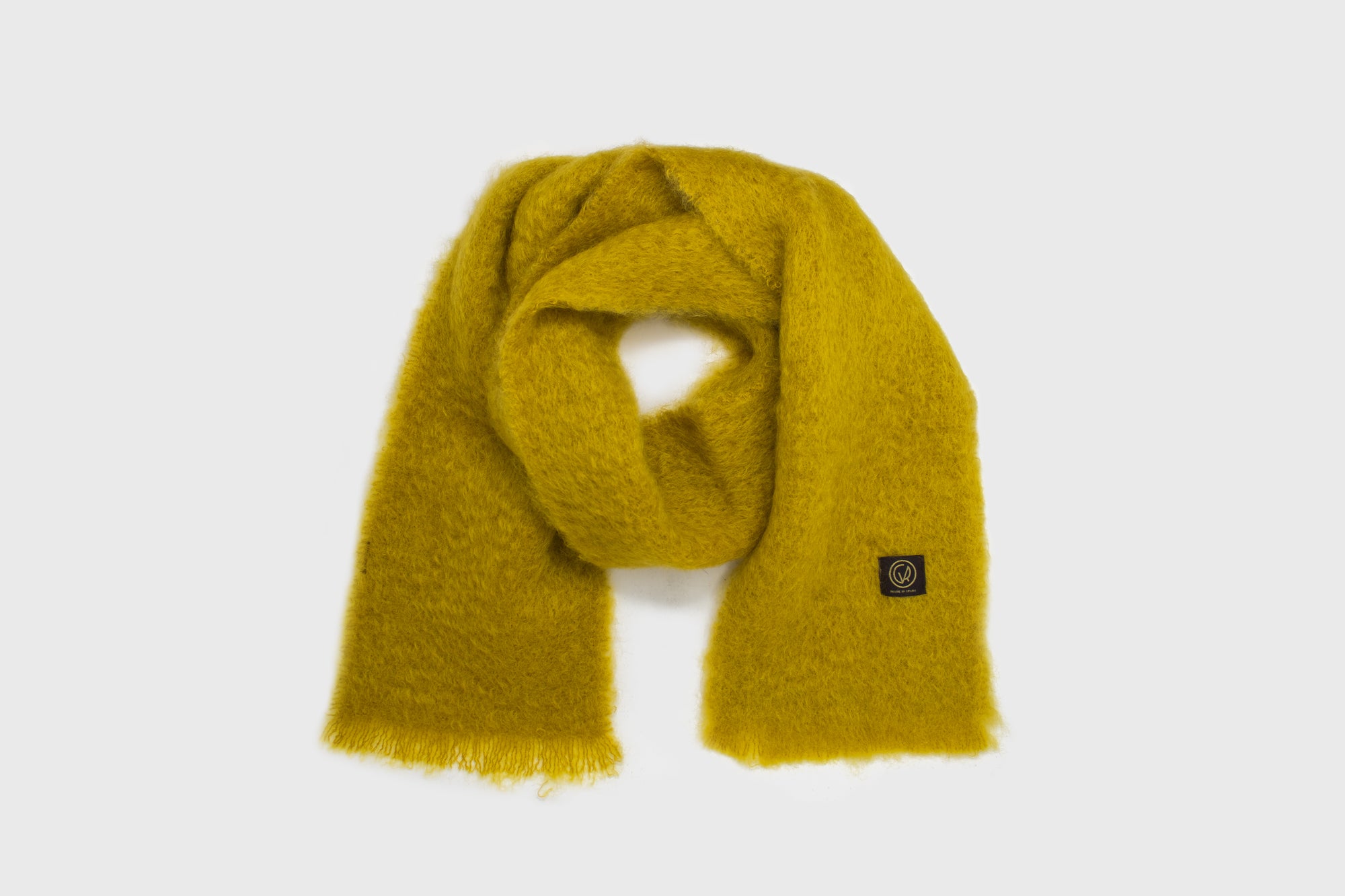 Mohair Plain Scarf [Gold] Hats, Scarves &amp; Gloves [Accessories] Mantas Ezcaray    Deadstock General Store, Manchester