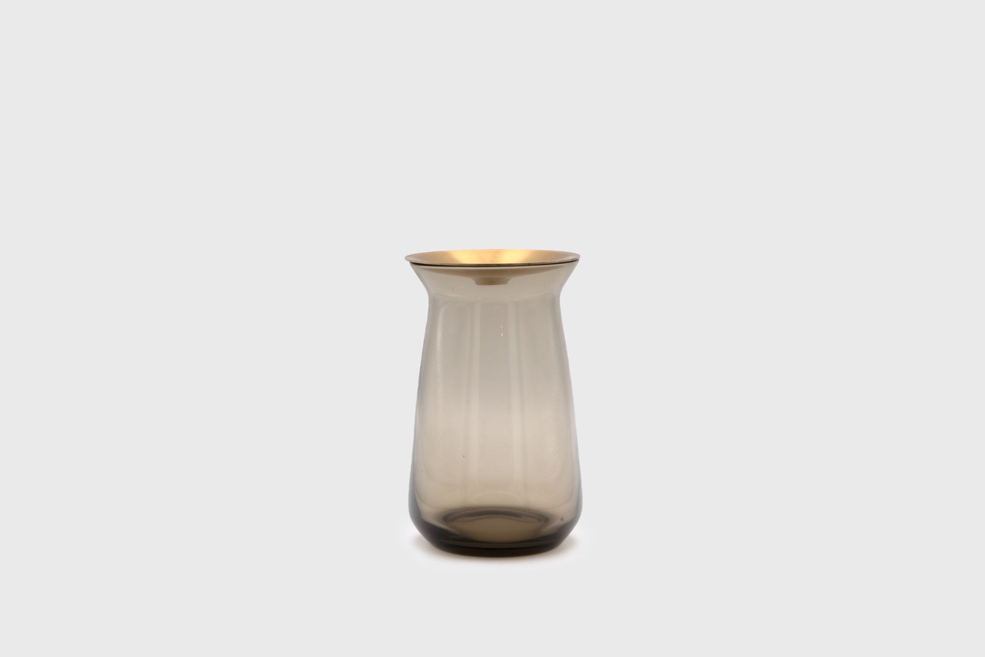 LUNA Vase [Large] Plants &amp; Pots [Homeware] KINTO Brown   Deadstock General Store, Manchester