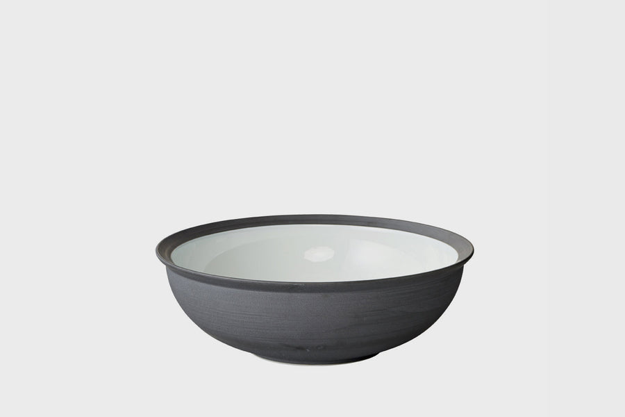 KINTO RIM Hasami Porcelain Ramen Bowl – Large 220mm – Black – BindleStore. (Deadstock General Store, Manchester)